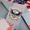 250 Years of Freedom America 1776–2026 Anniversary Roll Sticker HA75 920350