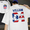 Custom Name LX Bunny Bright Front And Back Shirt Gift For Football Lovers HO82 901046