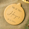 Personalized Wedding Cookie Stamp & Cutter Set Bridal Shower Baking Gift CH07 180268