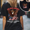God Bless America - Celebrate 250 Years Of Freedom 1776 - 2026 Back & Front Dark Shirt CH07 910532