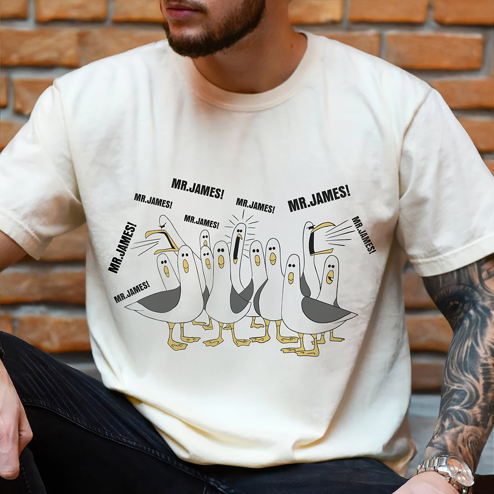 Custom Name Funny Seagulls Teacher Comfort Shirt CH07 911326