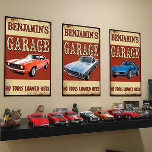 No Tools Loaned Here Car Metal Sign T368 888548