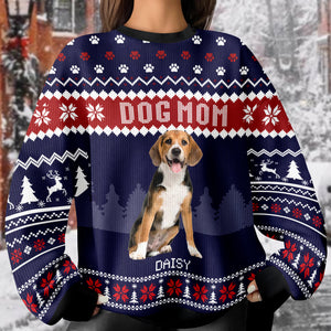 Custom Photo Dog Dad Dog Mom Ugly Sweater HA75 892916