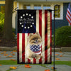 Custom Photo My Dog Loves USA 250 Garden Flag HA75 898906