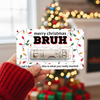 Custom Merry Christmas Bruh Money Holder Card - Personalized Funny Christmas Cash Gift Card for Family & Friends TH10 170679