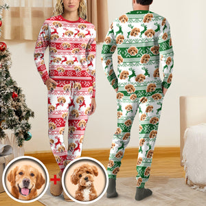Custom Photo Christmas Dog Sleepwear Xmas Fun HO82 900152