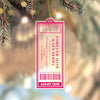 Personalized Favorite Concert Ticket Christmas Acrylic Ornament Gift For Music Lovers LM32 897377