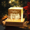 Custom Photo You And Me We Got This Couple Engraved Crystal Photo With Light HA75 898208
