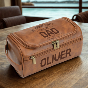 Custom My Favorite People Call Me Toiletry Bag With 2 Zip For Dad TH10 894921