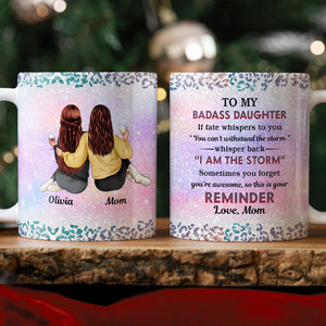 From Mom To Badass Daughter Personalized Print Full Mug HA75 897164