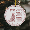 God says I Am Personalized Dog Breeds Chinoiserie Toile De Jouy Style Ceramic Ornament CH07 899242
