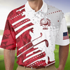 Custom Name Golf Pattern Polo Shirt Gift for Golf Lovers HA75 921130