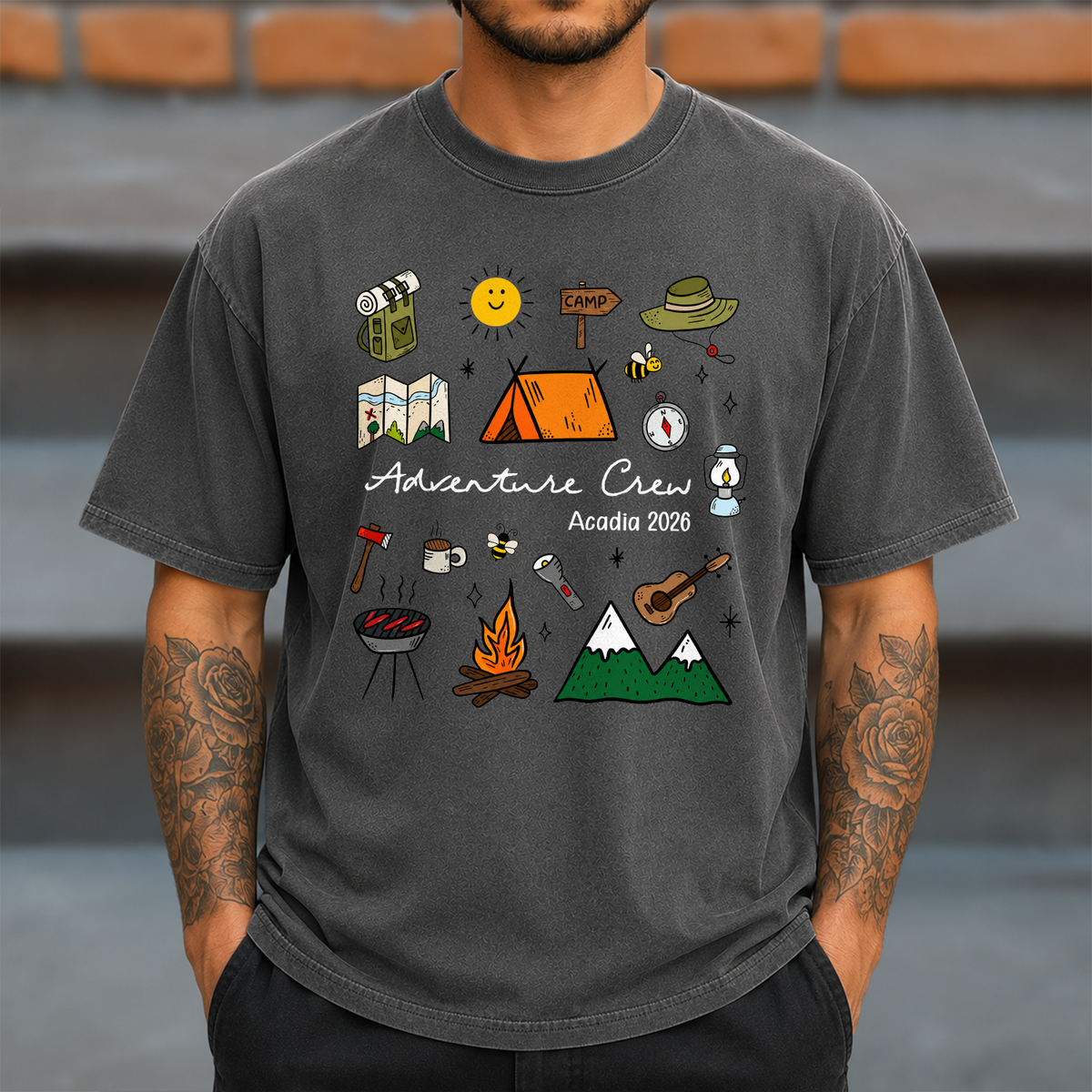 Personalized Weekend Crew 2026 Comfort Shirt, Camping Trip, Family Camping Vacation Gift TH10 170431