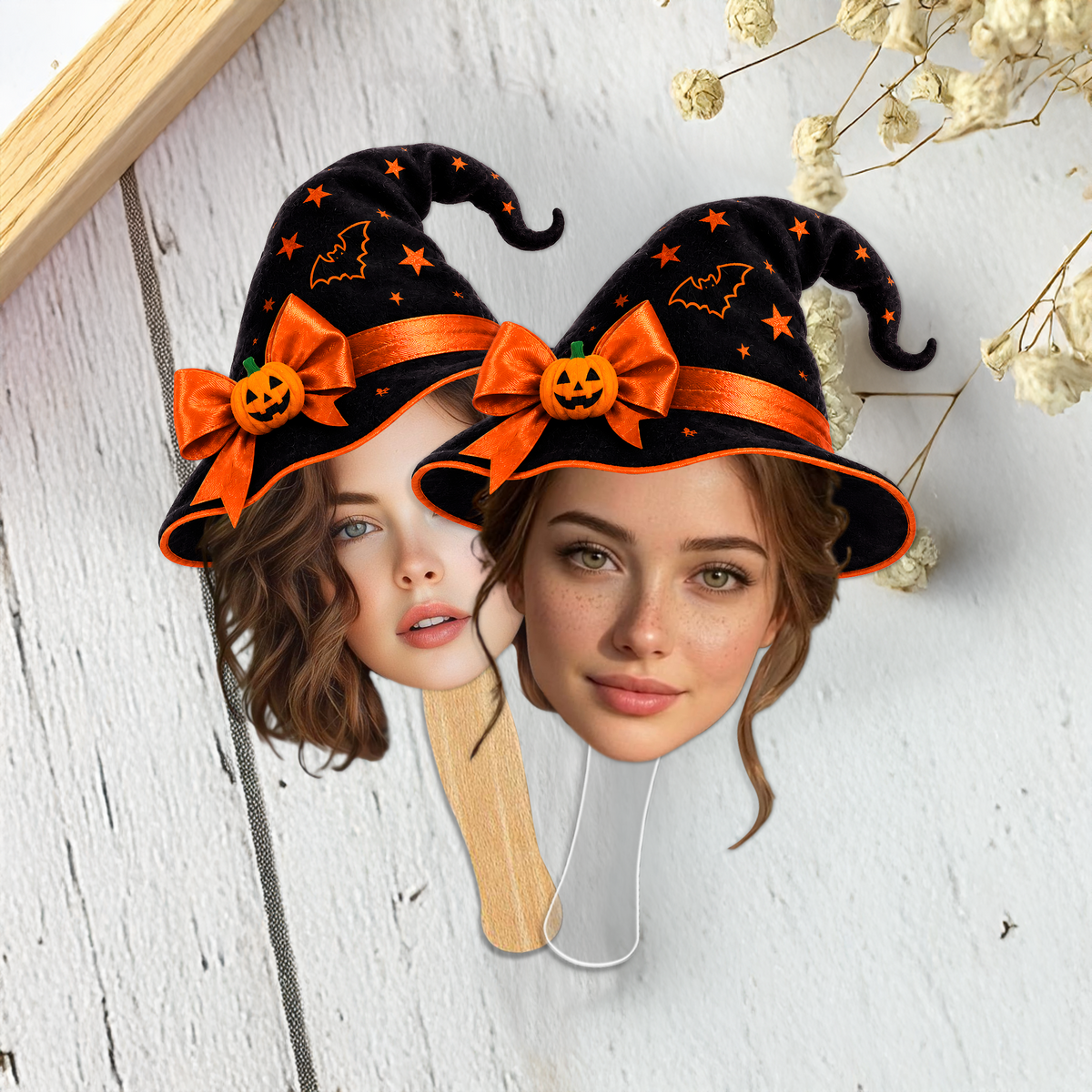 Personalized Halloween Face Photo Face Fan Halloween Party Decoration TH10 170539