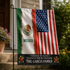 Personalized Mexico USA Family Garden Flag Patriotic Outdoor Decor K228 922104