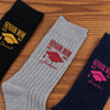 Custom Name Senior Dad, Mom Class Of 2027 Embroidered Socks, Graduation Gift for Parents LM32 669943