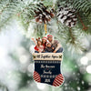 Custom Family Photo Christmas Stocking Acrylic Ornament, Personalized Holiday Keepsake LM32 669867