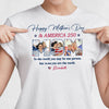 Custom Photo Happy Mother's Day & 250 Years Of America To My World Bright Shirt HO82 902132