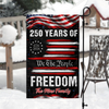 Personalized USA 250 Years of Freedom 1776 2026 We The People Patriotic Garden Flag HO82 900910