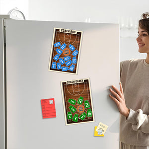 Personalized Coach Basketball Acrylic Apple Shaking Magnet Gift From Students HO82 894286