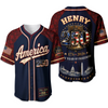 Custom Name US 250 Years of Freedom 1776-2026 Baseball Jersey CH07 911812