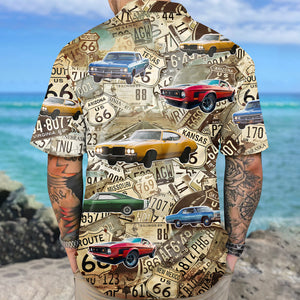 Custom Car Photo High Quality Unisex Hawaiian Shirt HO82 894432