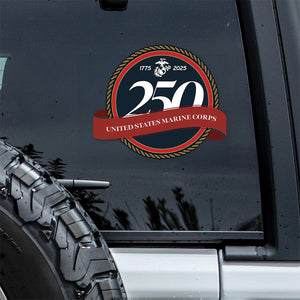 United States Marine Corps 250th Birthday Seal Car Sticker HO82 900738