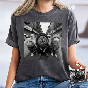 Custom Photo Funny Cat Gang Comfort Shirt For Cat Lovers TH10 896149