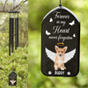 Forever in My Heart, Never Forgotten Custom Photo Dog Cat Memorial Wind Chimes CH07 895424