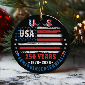 America 250 Years Semiquincentennial Ceramic Ornament TH10 894677