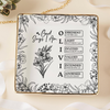 God Says I Am Personalized Name Initial Bible Toile De Jouy Jewelry Dish Gift LM32 895365