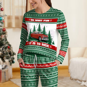 Custom Car Photo Oh What Fun It Is To Ride Sleepwear For Men, Car Lovers CH07 895624