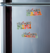Custom Grandkids Names Grandma Floral Acrylic Fridge Magnet, Personalized Family Keepsake HA75 920672