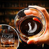Personalized That's What I Do, I Golf And I Know Things Engraved Whiskey Glass Gift For Husband, Boyfriend, Golf Lovers HO82 900852