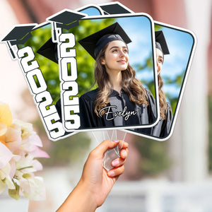 Custom Photo 2025 Graduation Perfect Gift Idea Face Fan LM32 893267