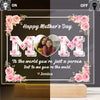 Mom, To Me You're The Wold Custom Photo Acrylic Plaque LED Night Light Mothers Day Gift For Mom CH07 895276