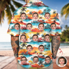 Custom Face Photo Tropical Hawaiian Shirt Summer Vacation Gift CH07 911436