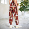 Custom Cute 3D Dog Face Bow Paw Prints Sweatpants For Dog Lovers LM32 897155