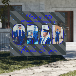 Custom Photo On Graduation Yard Sign TH10 892475
