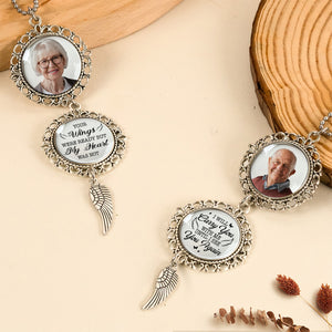 Custom Photo I Will Carry You With Me Until I See You Again Memorial Car Hanging Ornament With Charm TH10 892457