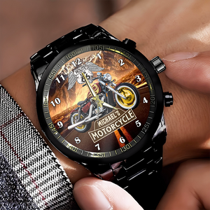 Custom Photo Motorcycle - Personalized Biker Hand Watch Motorcycle Lovers Gift CH07 895768