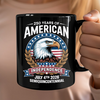 250 Years of America Independence Eagle - July 4th 2026 Black Mug LM32 895249
