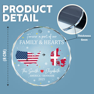 Forever A Part Of Our Family Glass Ornament For Christmas TH10 894849