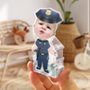 Custom Photo Funny Kid in Dad’s Work Outfit Decoration Shaking Head Funny Gift For Dad HA75 892374