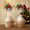 Custom Photo Cute Cat Cupcake Topper Christmas Gift For Cat Lovers TH10 894751