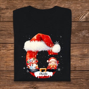 Custom Name With Santa Icon Christmas Family Matching Shirt CH07 896732