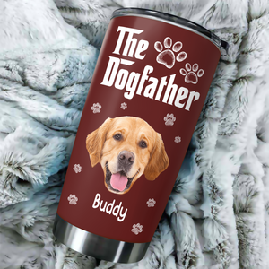 Cool Dog Father - Personalized Custom Fat Tumbler LM32 893699