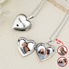 Custom Photo For Mom and Kids Heart Locket Necklace TH10 898771