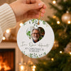 Personalized Memorial Photo Christmas In Our Hearts at Christmas & Forever Ceramic Ornament HO82 903502