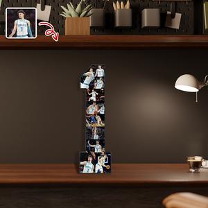 The Photo Collage And Wood Frame For Seniors And Birthdays For Basket Ball Lover TH10 896511